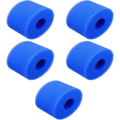 3/5PC Swimming Pool Filter Foam Reusable Washable For Intex S1 Type Pool Filter Sponge Cartridge Suitable Bubble Jetted