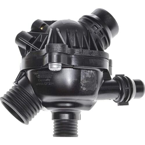 Car Engine Coolant Water Outlet Thermostat with Housing 11537549476 for BMW E90 330 E60 530 E65 730 E83 X3 E85 Z4