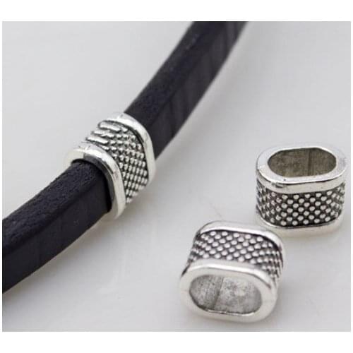 40pcs/lot big hole Metal Alloy Spacer Beads Hole Beads Flat Beads Buddha Beads For DIY bracelet Jewelry Making fg4s