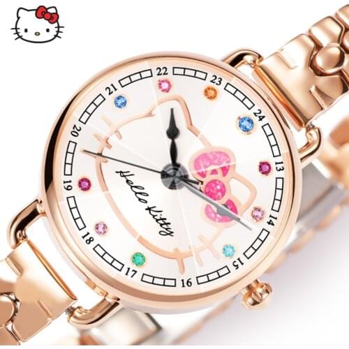 Disney Top Brand Original Women Male Colorful Rhinstone Brass Case Wrist Watch 2020 New Casual Dress Girl Friend Gift Clock