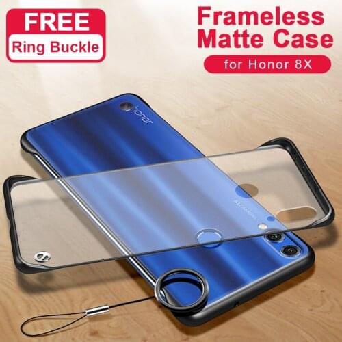 Honor 8X Case Frameless Ring Transparent slim Shockproof Bumper Back Cover For Huawei Honor 8x Case for Honor 8X Coque Funda