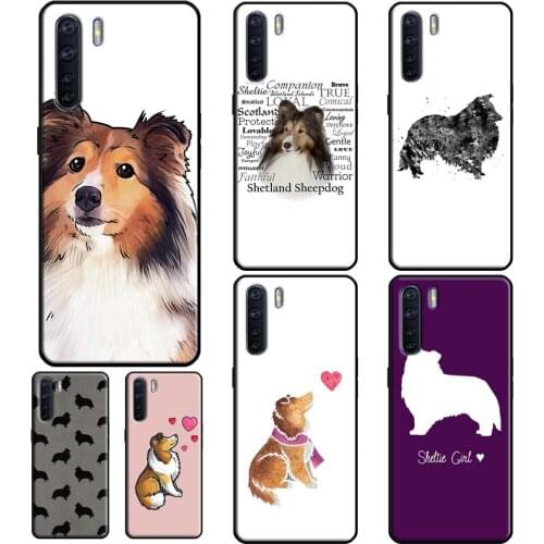 Shetland Sheepdog Dog Case For OPPO Reno 2Z 4 Pro F5 F7 A52 A72 A92 A1K A5S A15 A91 A5 A9 A31 A53 2020 Coque