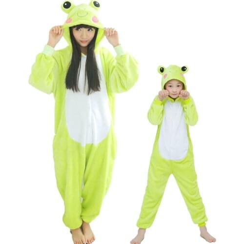Unisex Frog Blanket Sleepers Kids Pajamas Children Animal Unicorn Stitch Cartoon Onesies Winter Boys Girls Licorne Jumspuit