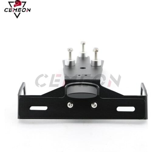 For Motorcycle Kawasaki ER-6N / ER-6F ER6F ER6N 2013-2017 Modified Short Tail License Plate Rear License Plate Frame