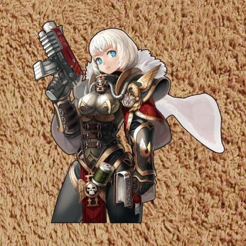 Two-dimensional Anime Handsome Girl Waterproof Reflective Car Sticker 11cmx11.5cm