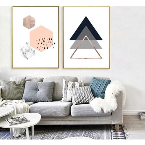 Geometry Canvas Poster Nordic Print Abstract Minimalist Wall Art Canvas Painting Decorative Picture Home Decor Unframed