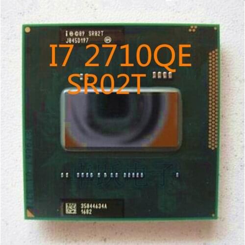I7 2710QE SR02T CPU I7-2710QE processor 2.1GHz L3=6M Quad core free shipping