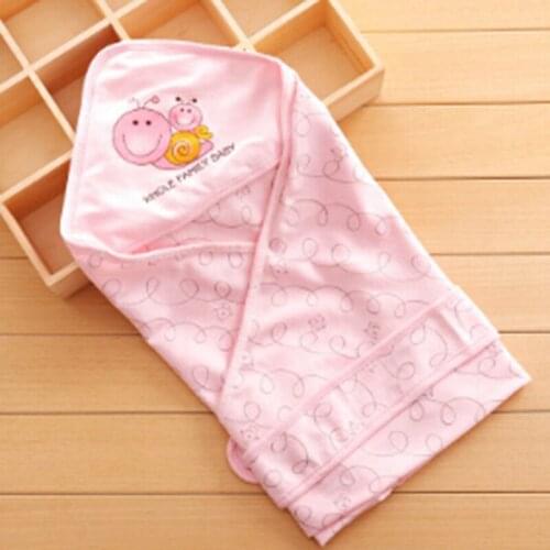 Newborn Baby Boys Girls Print Blanket Headband Swaddle Sleeping Sleepsack Stroller Wrap Baby Boy Girl