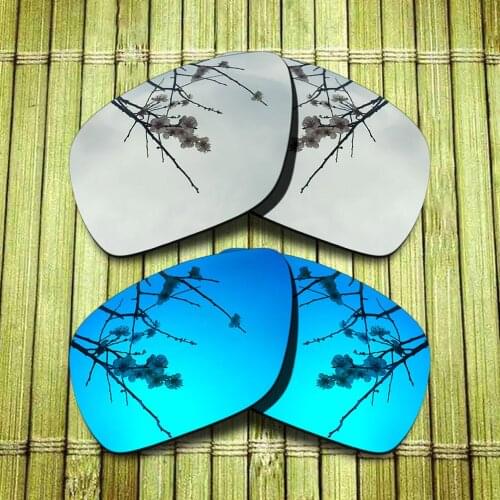 Polarized Replacement Lense For-Oakley Dispatch 1 Sunglasses Frame - Chrome & Blue Combine Options