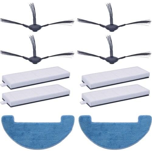 Robot accessories side brush HEPA filter mop cloth for Polaris pvcr 1126W 0826 robot vacuum cleaner accessories replacement