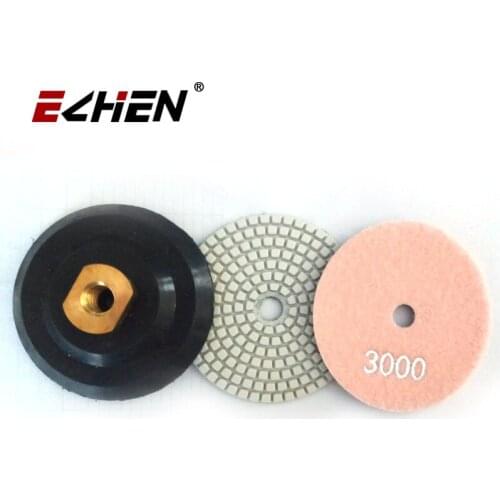 Universal type White Soft Pads 7 steps Stone Polishing Pad White color resin polishing pads wet use