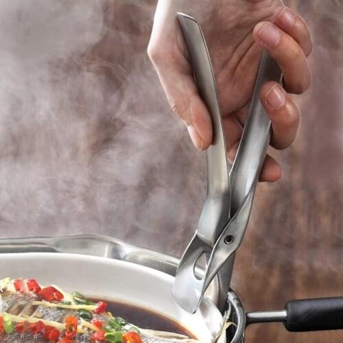 Creative Kitchen Gadget Wholesale Thickening 304 Stainless Steel Clip Anti-Hot Bowl Clips Dish Clamp