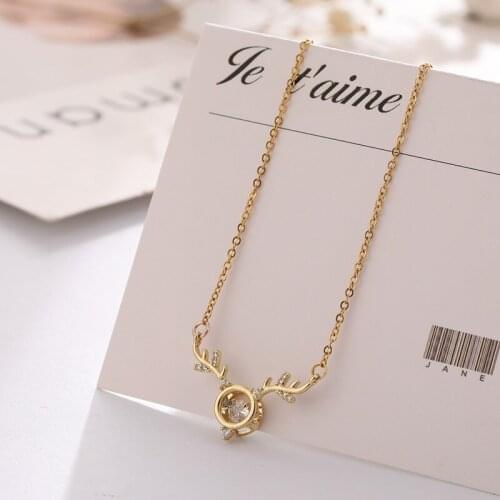 2021 new Necklace female creative personality clavicle chain fashion simple accessories