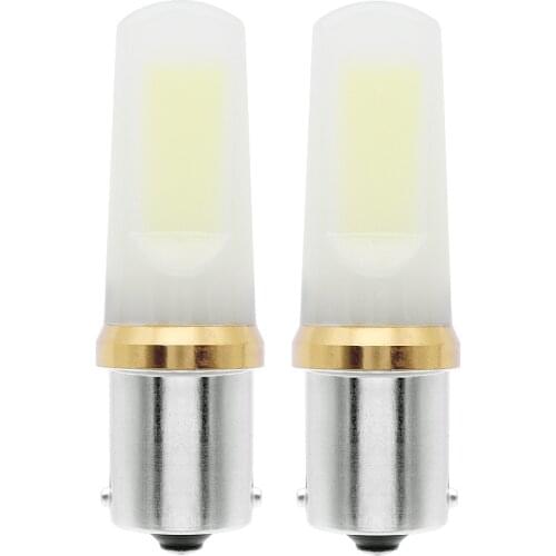 2Pcs 1156 BA15S 1157 BAY15D 3157 BA20D LED Car Backup Reverse Bulb Parking Lamp 12V 24V COB Auto Daytime Running Light