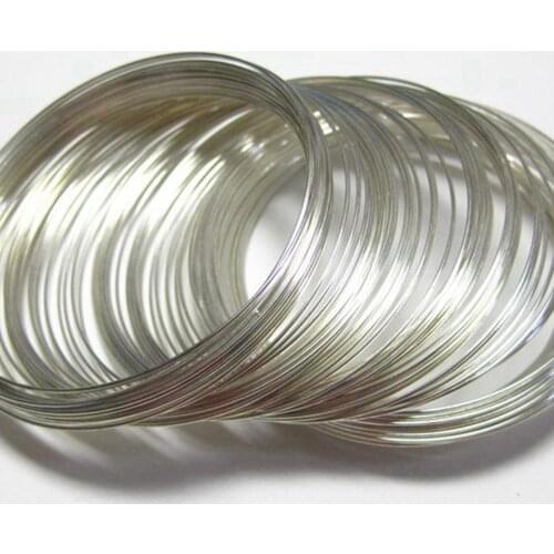 Memory Beading Wire AD.100 Loops Bracelet Bangle Cuff 60mm