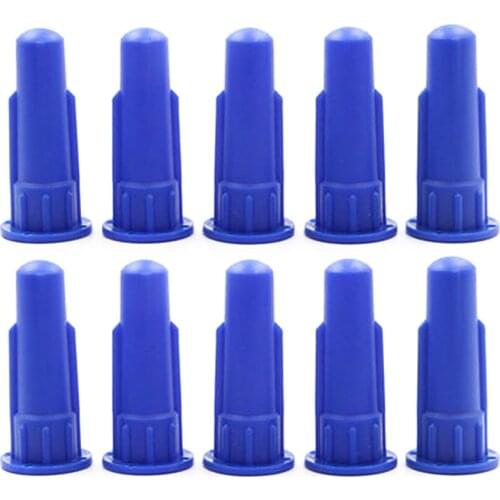 Cylindrical Cone For Cartridge Caulking Spare Part Nozzle Spray Tip For Silicon Sealant Dispenser Syringe Accessory 10Pcs