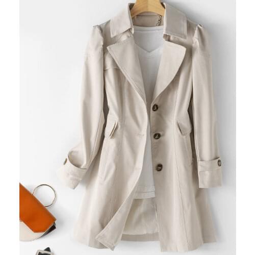 DIANRUO Women's Classic Trench Coats