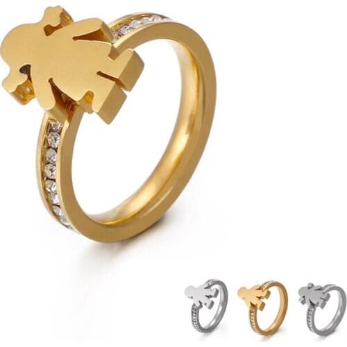 Fongten Rings With Crystals