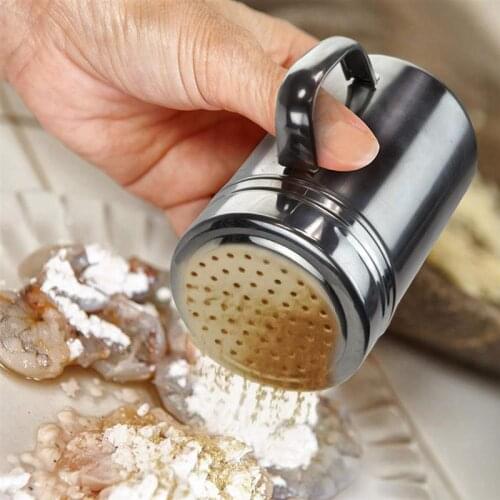 Seasoning Bottle Stainless Steel Airtight Spice Shaker Pepper Shaker with Lid Salt and Pepper Seasoning Bottle BBQ Tools