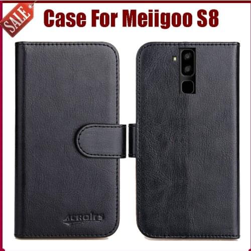 Hot Sale! Meiigoo S8 Case New Arrival 6 Colors High Quality Flip Leather Protective Phone Cover For Meiigoo S8 Case