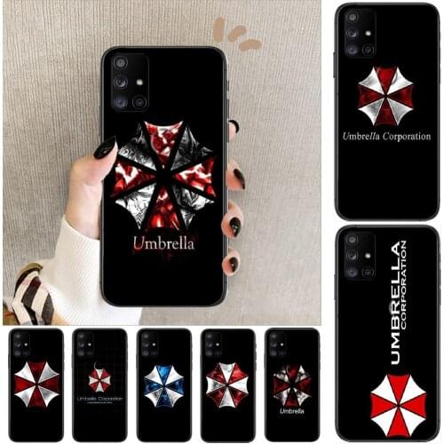Umbrella corporation Phone Case Hull For Samsung Galaxy A50 A51 A20 A71 A70 A40 A30 A31 A80 E 5G S Black Shell Art Cell Cove