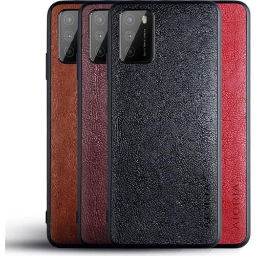 Litchi Leather Skin Case for Xiaomi Pocophone Poco M3 X3 NFC 10T Lite 5G F2 Pro Redmi Note 9 9S 9A 9C 8A 8 8T K30S Capa Cover