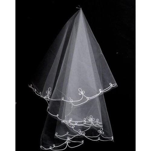New Style White Wedding Veil Veu De Noiva Bridal Veil Simple