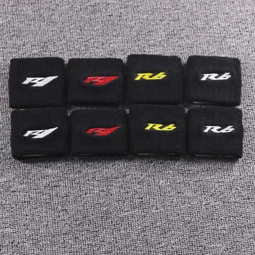 Wholesale Motorcycle 3D R6 R1 Front Brake Fluid Oil Reservoir Cover Protector For Yamaha YZF R6 R1 YZF-R6 YZF-R1 Reservoir Sock