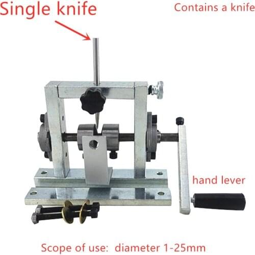 Peeling Machine Manual Portable Wire Stripping Machine Cable Stripper Machine Stripper Accessory For 1-25mm Hand Tool