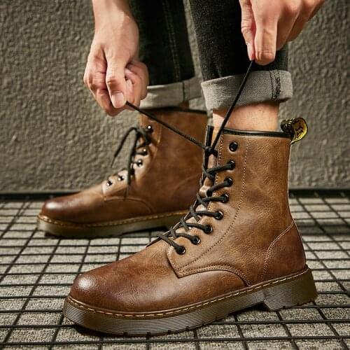 QIFENG Men's Motorcycle Boots