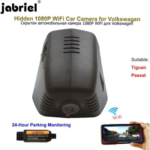 Jabriel Hidden 1080P car dvr dash cam Car Camera for Volkswagen tiguan mk2 vw passat b5 b6 b7 b8 2012 2013 2016 2017 2018 2019