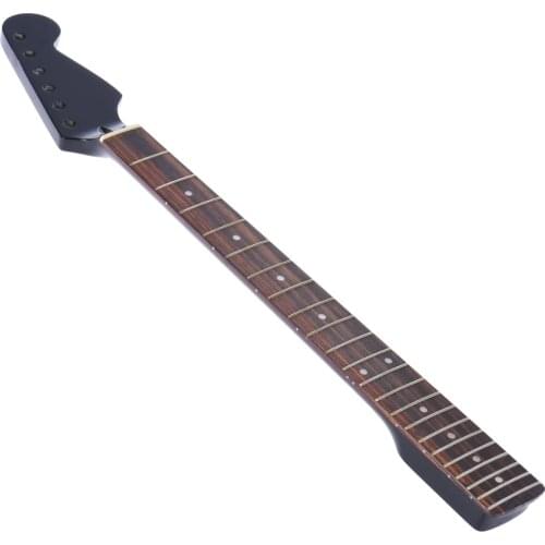 22 Frets Right-handed Replacement Maple black Guitar Neck Rosewood fingerboard for ST Electric Guitar