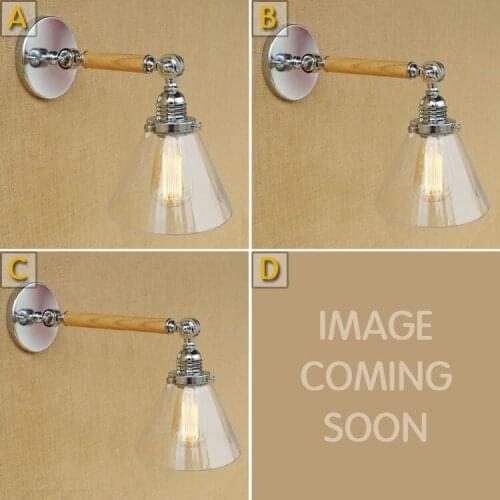 Modern art ball shape glass Wall Light Dia 18cm country style plated bronze retro wall lamp Sconce cafe restaurant Lamp Fixtures