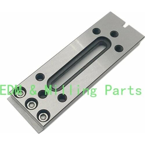 Wire Cut EDM Fixture Board Stainless Jig For Clamping And Leveling 180x50x15mm CNC Power Chucks