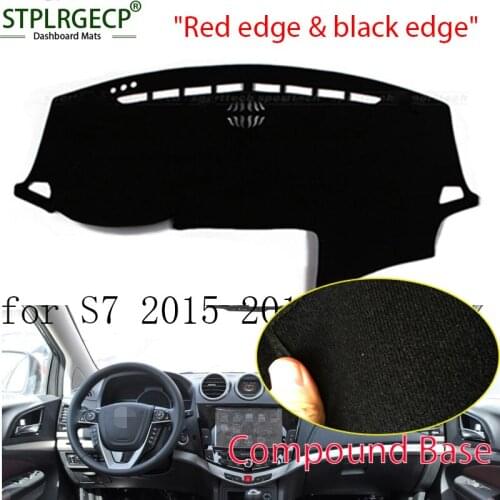 StplrgeCP For BYD S7 double layer Car Dashboard Cover Avoid Light Pad Instrument Platform Dash Board Cover Sticker