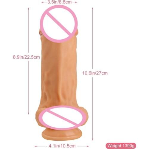 Super Huge Dildo Artificial Penis Big Giant Realistic Extra Large Dildos xxl Plus Size Flesh Dildo Sex Toys For Women 8cm Thick