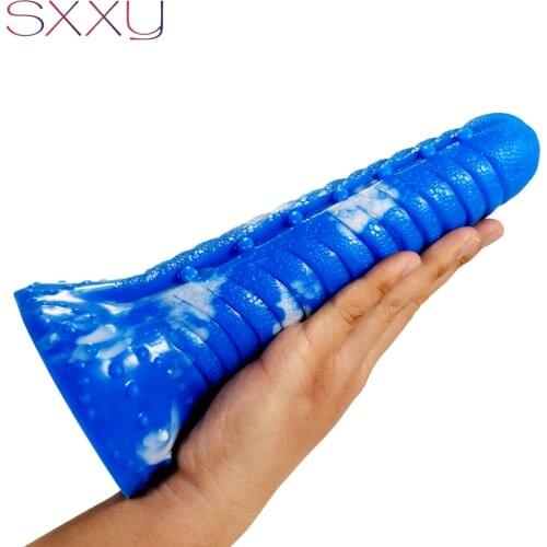 SXXY Fantasy Sex Toys Silicone Queztec Beast Animal Dildo New Intimacy Adult Shop Anal Massage Butt Plug for Women Masturbate