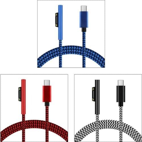 Type-C Power Charger Pd Fast Charging Cable for microsoft- Surface Pro 3 4 5 6 7
