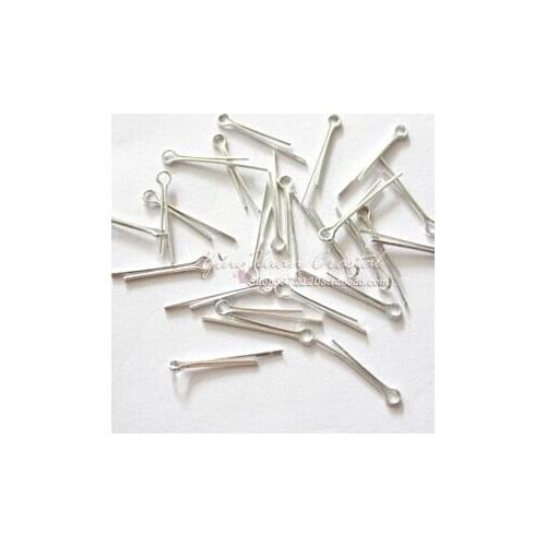 10000pcs/bag 20mm Chromium metal pins findings diy connectors hooks