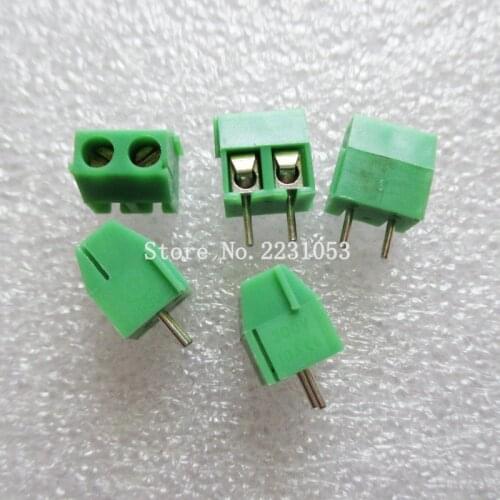 20PCS/LOT Terminals KF396-2P KF3.96-2P 300V 10A Screw 2Pin 3.96mm Straight Pin PCB Screw Terminal Block Connector 24-18AWG