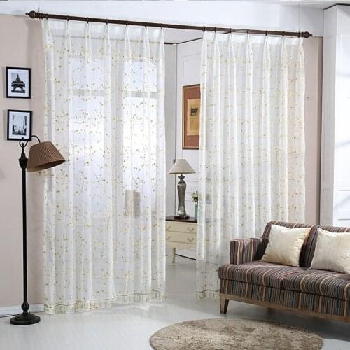 2021 Cotton Embroidered White Silk Yarn Color Line Modern Minimalist Sky Full of Stars Curtains for Living Dining Room Bedroom