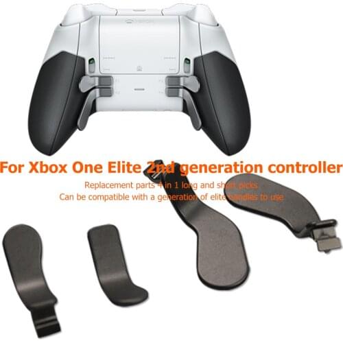 4x Electronic Machine Accessories Interchangeable Paddles Hair Trigger Locks for Xbox Elite Controller Series 2