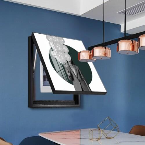 Free Punching Vertical Version The Meter Box Decorative Painting Switch The Living Room Distribution Box Simple Hanging Picture