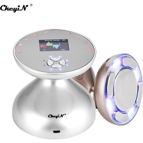 CkeyiN Ultrasonic Cavitation Slimming Massager IPL RF Anti Cellulite Skin Tightening Face Lifting Body Shaping Massage Equipment