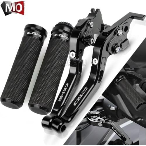 For Honda CB400F CB-1 CB 400F 400 F CB400 F 1989-1991 1990 Motorcycle Accessories CNC Brake Clutch Levers Handlebar Hand Grips
