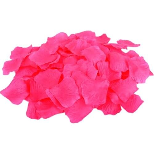 100Pcs/Set Artificial Simulation Silk Rose Flower Petals Leaves Wedding Party Festival Table Confetti Decoration Free Shipping
