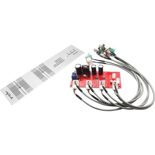 Pickup Calibration Distance Gauge Protractor Record LP Vinyl & AD828 Stereo Preamp Amplifier Board