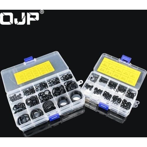 NBR Boxed nitrile silicone rubber Assortment O-ring repair kit faucet sealing valve waterproof machine oil-resistant gasket kit