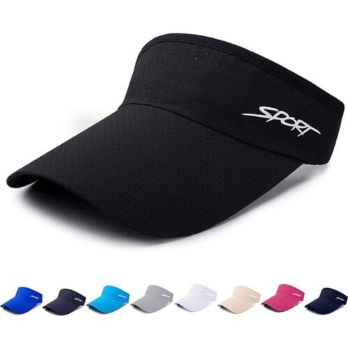 Summer Outdoor Golf Cap Breathable Quick-drying Adjustable Sports Visor Hats