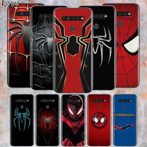 Spider Man Logo For LG V60 V50S V50 G8X G8S G8 G7 ThinQ 5G K61 K51S K41S K30 K20 Q60 Q9 Soft Phone Case